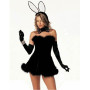 Lovely bunny-kostyme-svart